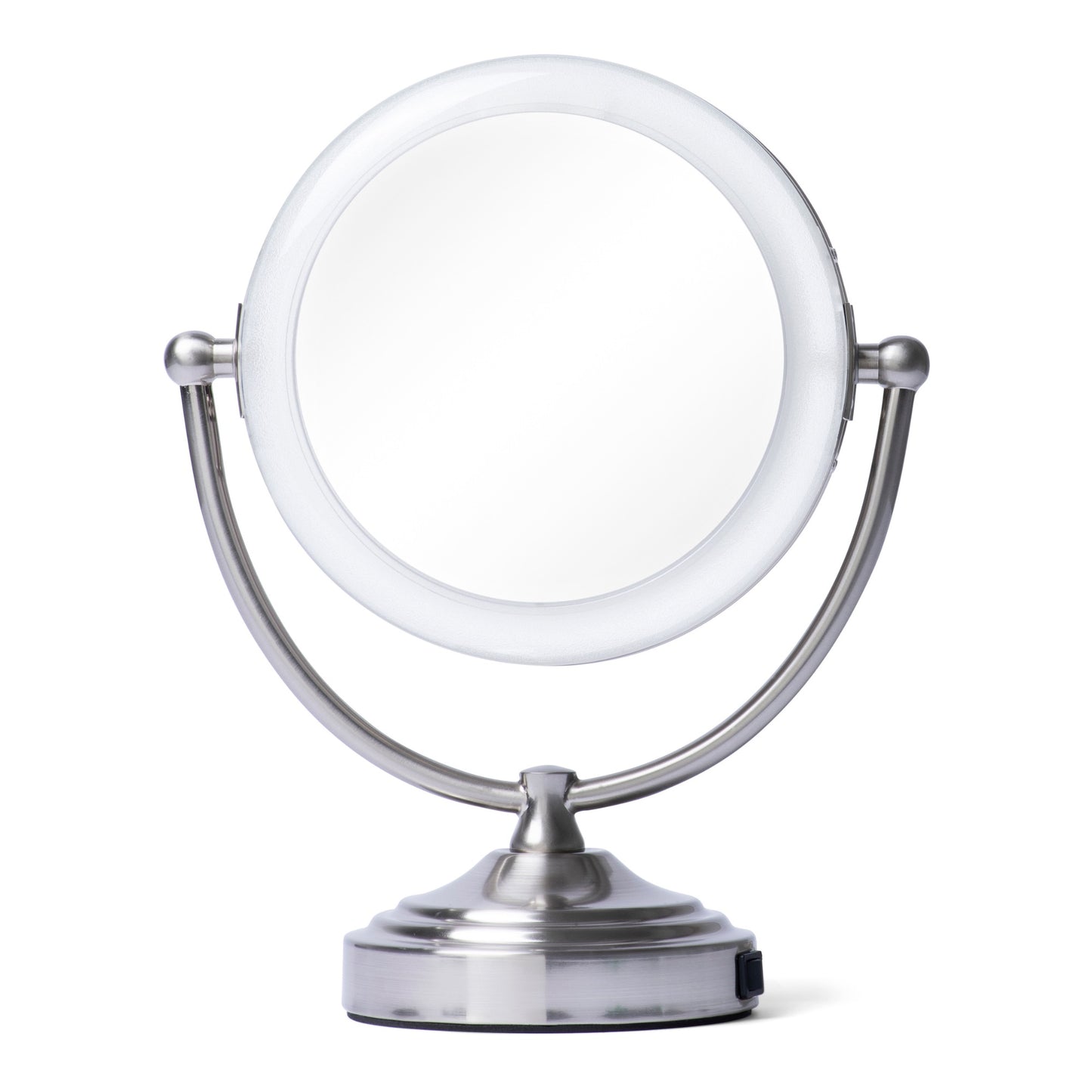 1X / 10X BRUSHED L.E.D 9.5” MIRROR 7095-RP